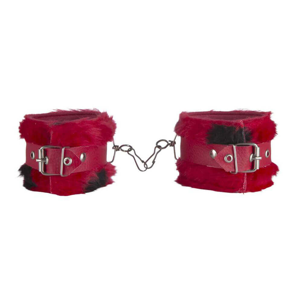 Kit Sadomasoquismo com Algema e Venda em Pelúcia - Brasil Fetiche | Disponível em 8 Cores - 24