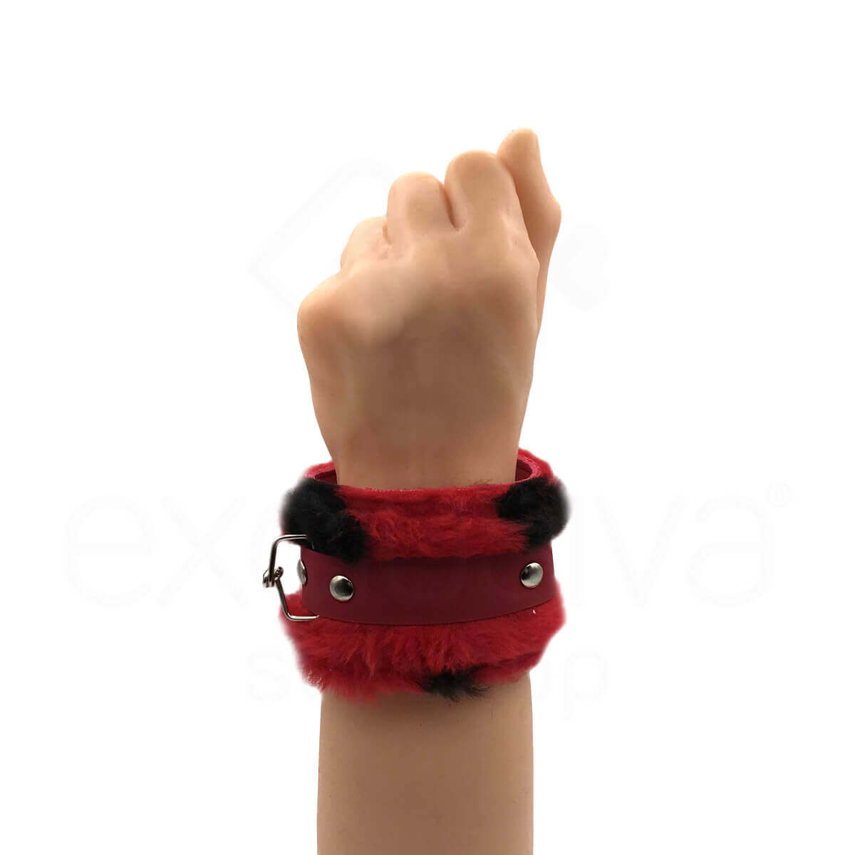 Kit Sadomasoquismo com Algema e Venda em Pelúcia - Brasil Fetiche | Disponível em 8 Cores - 23