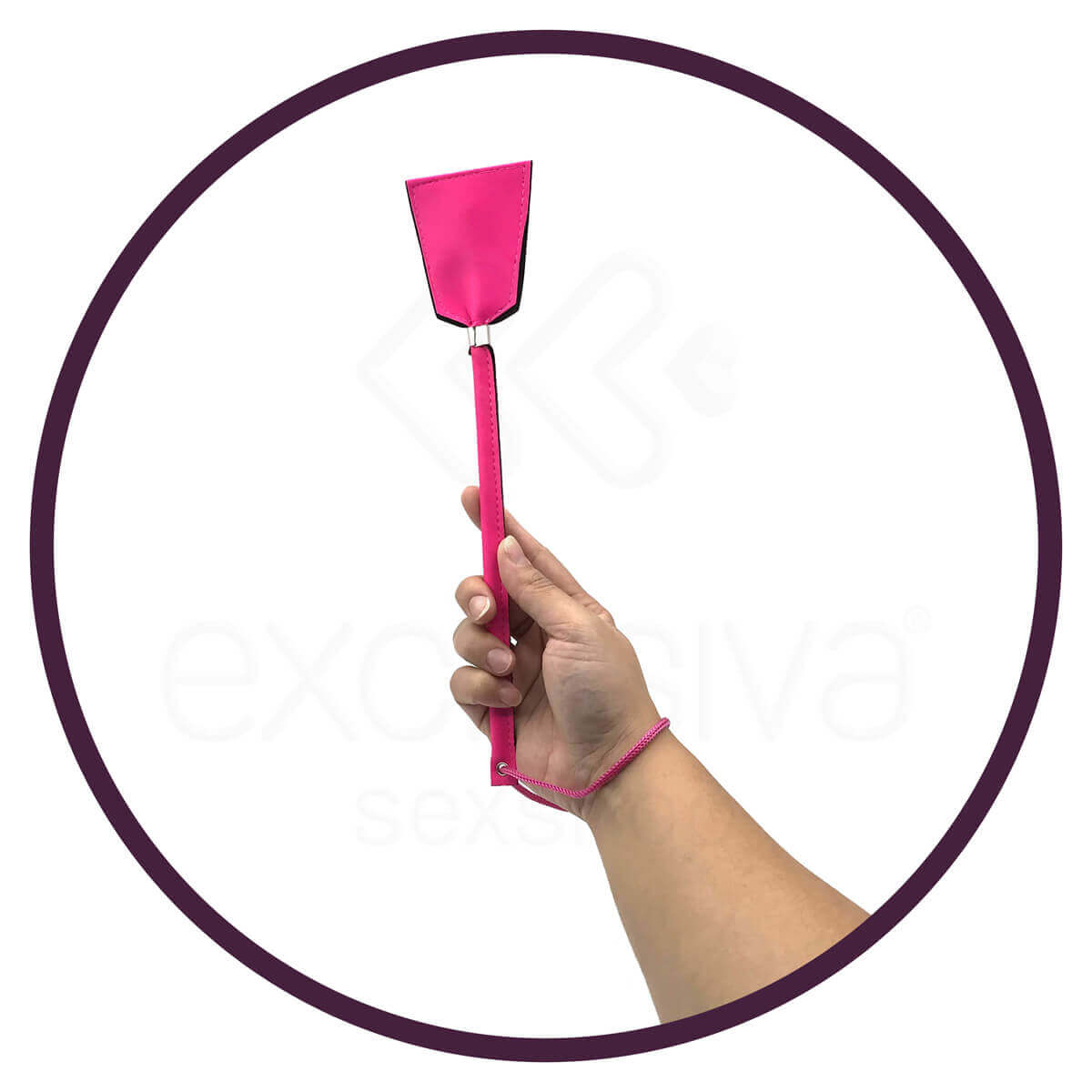 Kit Tiazinha Máscara e Chibata com Alça Feito em Couro Sintético - Brasil Fetiche | Disponível em 5 Cores - 16