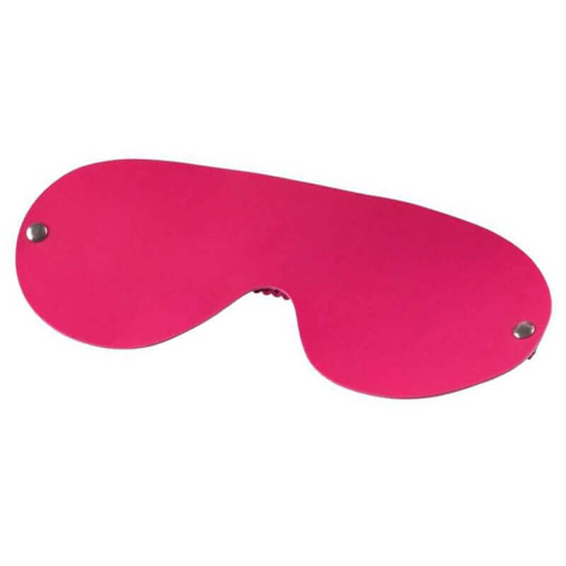 Máscara Arredondada em Couro Sintético com Elástico Ajustável - Brasil Fetiche | Disponível em 6 Cores - 5