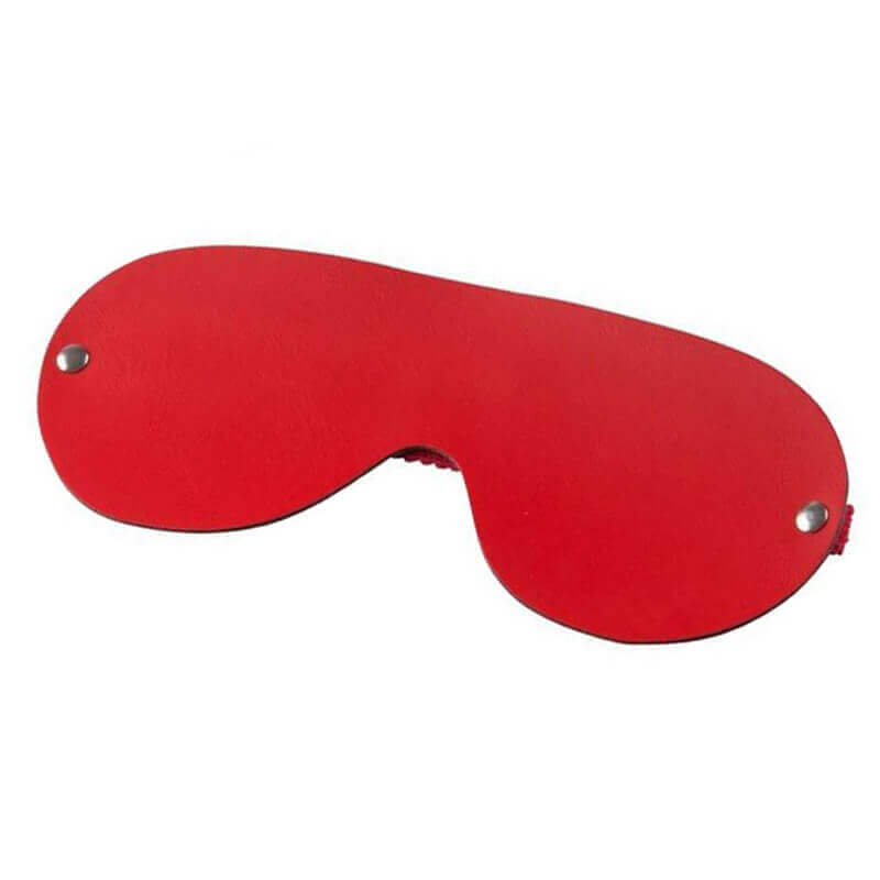 Máscara Arredondada em Couro Sintético com Elástico Ajustável - Brasil Fetiche | Disponível em 6 Cores - 6