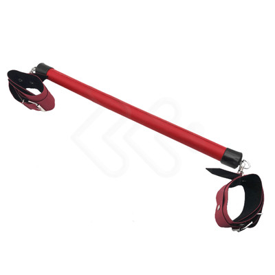 Separador de Braços com Algemas Ajustáveis Feito em Couro Sintético - Brasil Fetiche | 40 cm | Disponível em 2 Cores