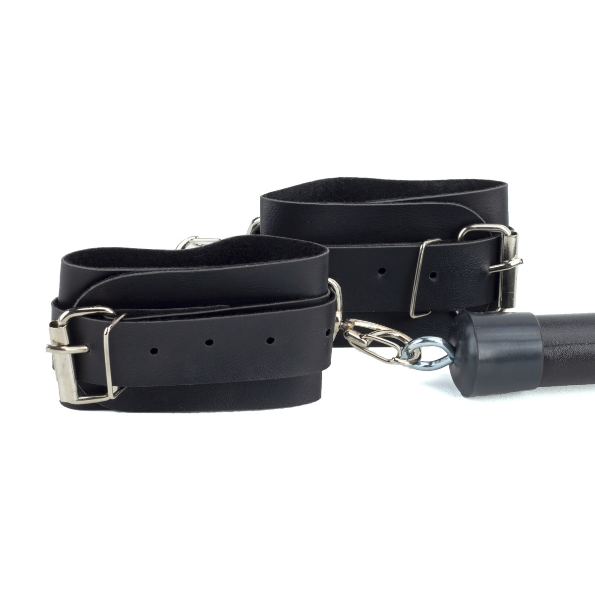 Separador de Braços com Algemas Ajustáveis Feito em Couro Sintético - Brasil Fetiche | 40 cm | Disponível em 2 Cores - 7