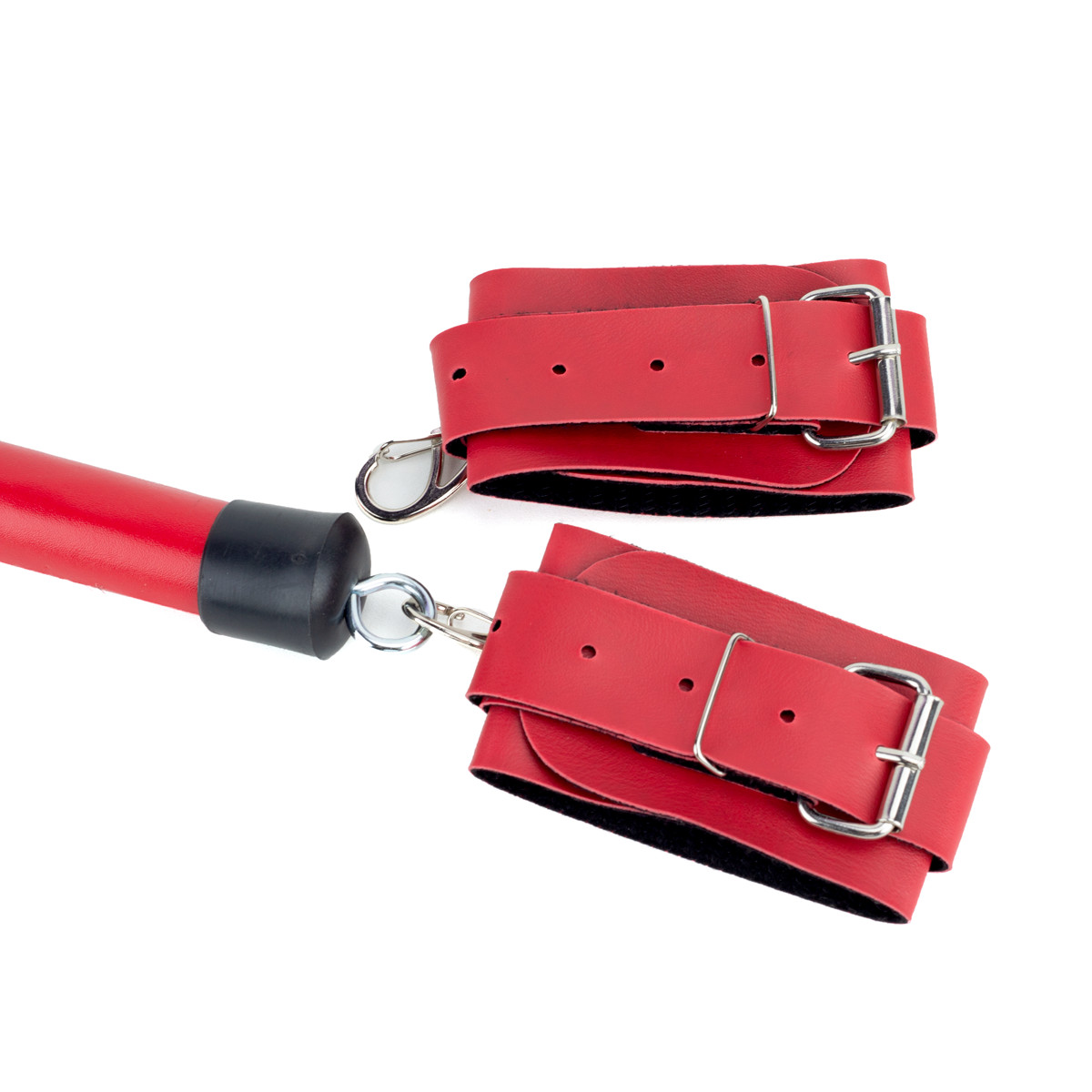 Separador de Braços com Algemas Ajustáveis Feito em Couro Sintético - Brasil Fetiche | 40 cm | Disponível em 2 Cores - 2