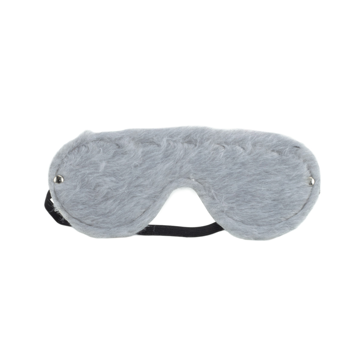 Máscara Para Olhos em Pelúcia - Brasil Fetiche | Tamanho Único | Cor: Cinza - 1