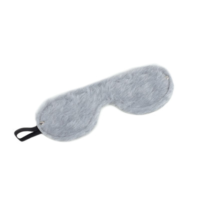 Foto 3 do produto Máscara Para Olhos em Pelúcia - Brasil Fetiche | Tamanho Único | Cor: Cinza