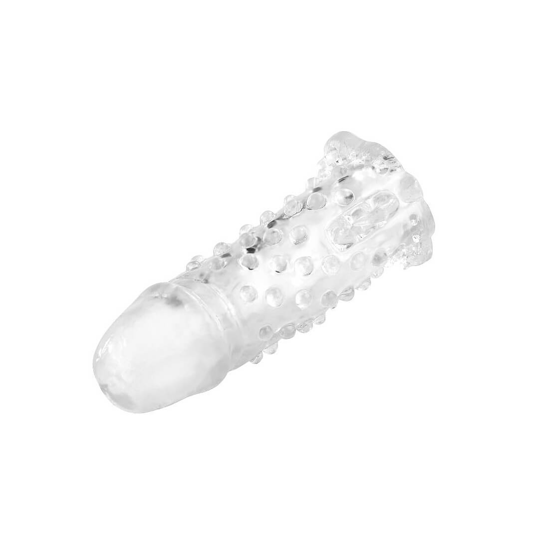 Capa Peniana em TPR com Texturas e Estimuladores - Brave Man | 13,7 x 4,2 cm - 4