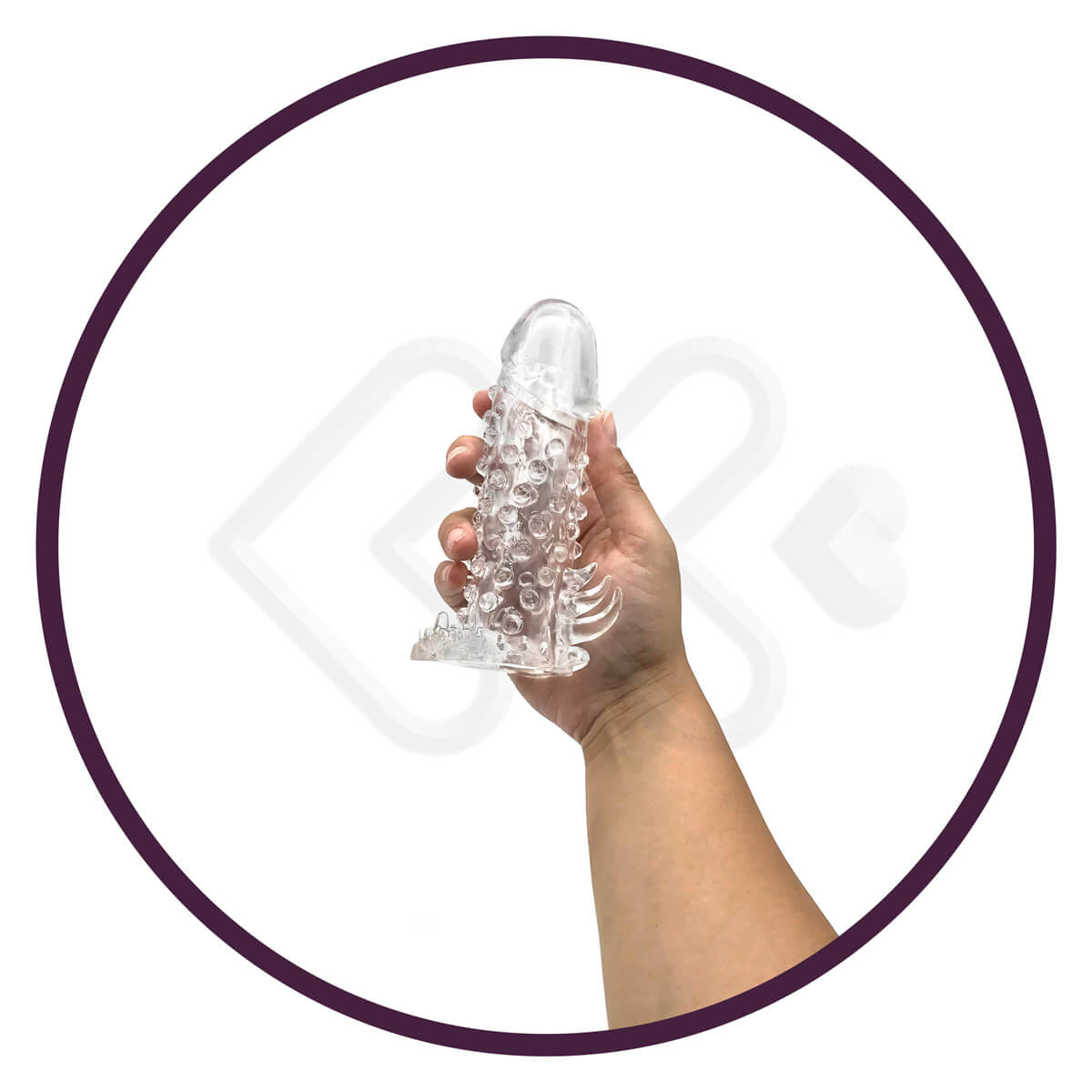 Capa Peniana em TPR com Texturas e Estimuladores - Brave Man | 13,7 x 4,2 cm - 5