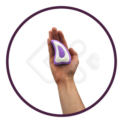Foto 10 do produto Massageador de Seios em Silicone com Cerdas Estimuladoras e 12 Modos de Vibração - Breast Massager | 9,4 x 5,4 cm