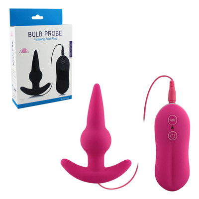Foto 1 do produto Bulb Probe - Plug Anal com 10 Níveis de Velocidades, Super Silencioso e À Prova  D'Água - 8,6 x 3,1 cm | Disponível  em 3 Cores
