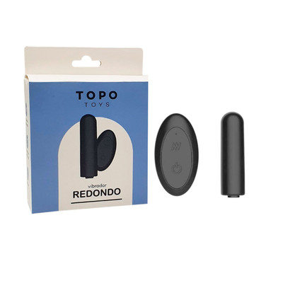 Bullet em ABS com 10 Modos de Vibração e Controle Remoto Sem Fio - Topo Toys Simply II | 5,7 x 1,2 cm