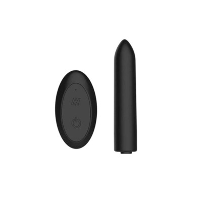 Foto 2 do produto Bullet Recarregável em ABS com 10 Modos de Vibração e Controle Remoto Sem Fio - Topo Toys Simply | 8,1 x 1,2 cm