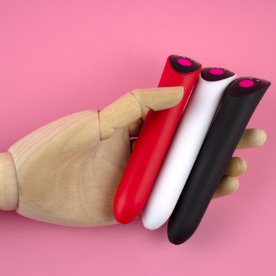 Bullet em ABS, Recarregável com 10 Modos de Vibrações - Topo Toys | Disponível em 3 Cores