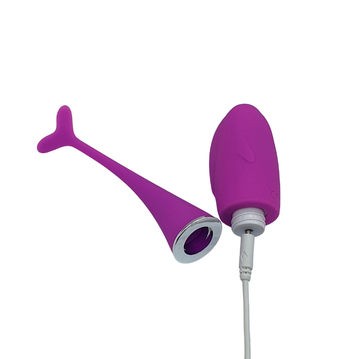 Bullet em ABS Recarregável, Revestido em Silicone com 10 Modos de Vibrações e Controle Remoto Sem Fio - Dolphin Vibrator | Disponível em 3 Cores - 6