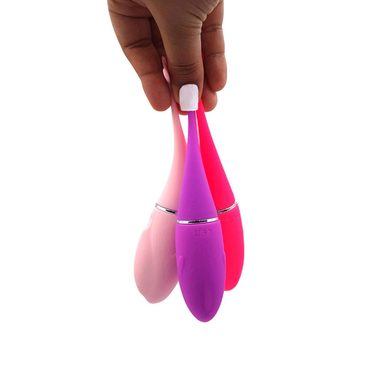 Bullet em ABS Recarregável, Revestido em Silicone com 10 Modos de Vibrações e Controle Remoto Sem Fio - Dolphin Vibrator | Disponível em 3 Cores - 7
