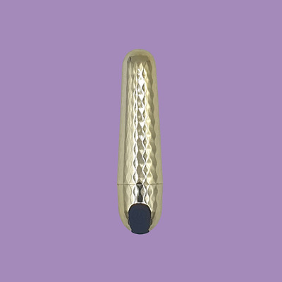 Foto 5 do produto Bullet em ABS e Silicone com 10 Modos de Vibrações e Recarregável - Diamond Love | 8,1 x 2 cm | Disponível em 3 Cores
