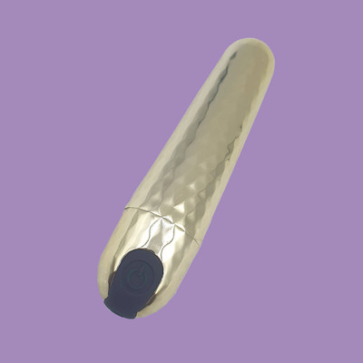 Foto 6 do produto Bullet em ABS e Silicone com 10 Modos de Vibrações e Recarregável - Diamond Love | 8,1 x 2 cm | Disponível em 3 Cores