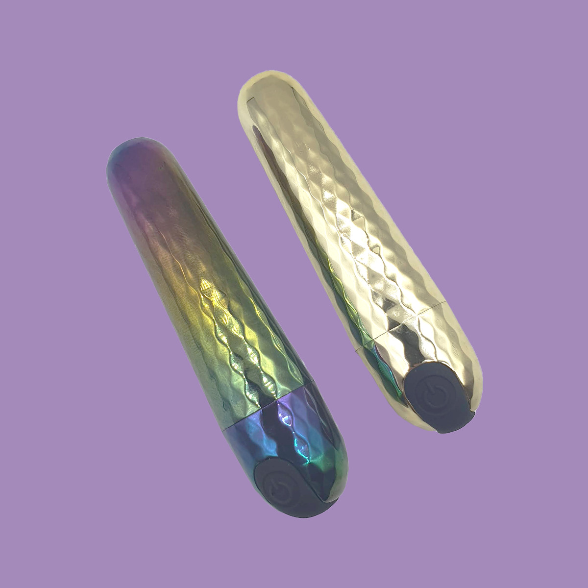 Bullet em ABS e Silicone com 10 Modos de Vibrações e Recarregável - Diamond Love | 8,1 x 2 cm | Disponível em 3 Cores - 2