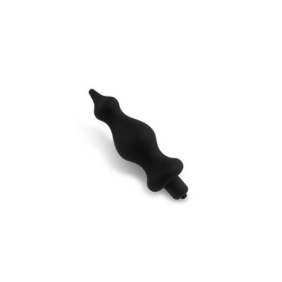 Foto 2 do produto Plug Anal em Silicone com 10 Modos de Vibrações e Formato Ondulado - Bullet Amuse | 13,8 x 4 cm