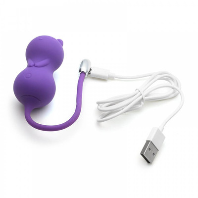Foto 4 do produto Bullet em Forma de Gato com 10 Modos de Vibração e 3 Modos de Intensidade com Controle Remoto - Kisstoy Young Paula | 6,5 x 3,3 cm