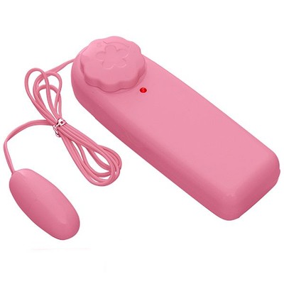 Foto 2 do produto Bullet em Forma de Micro Ovo com Multivelocidade e Controle Remoto - Vibro do Prazer | Cor: Rosa