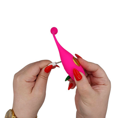 Foto 3 do produto Bullet Massageador Recarregável em Silicone com 9 Modos de Vibrações e Controle Via Aplicativo - Pleasure Dreams | 15,5 x 3,1 cm | Disponível em 2 Cores