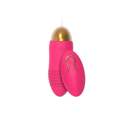Foto 2 do produto Bullet Recarregável com 10 Modos de Vibrações e Controle Remoto Sem Fio - Intt Magic Egg | 6,6 x 2,9 cm