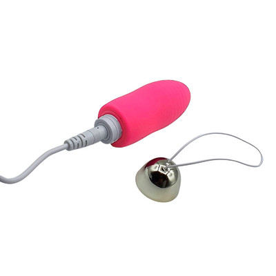 Bullet Recarregável com 10 Modos de Vibrações e Controle Remoto Sem Fio - Intt Magic Egg | 6,6 x 2,9 cm