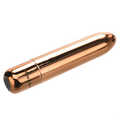 Foto 2 do produto Bullet Recarregável com 10 Vibrações e Pulsações com Botão Led - Adam & Eve Eve's Copper Cutie | 10 x 2 cm