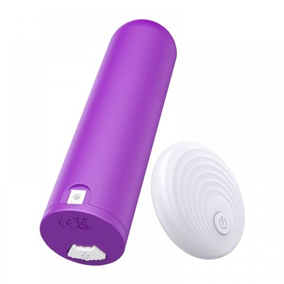 Foto 5 do produto Bullet Recarregável em ABS com 10 Modos de Vibração e Controle Remoto Sem Fio - YouVibe Power Bullet | Disponível em 3 Cores