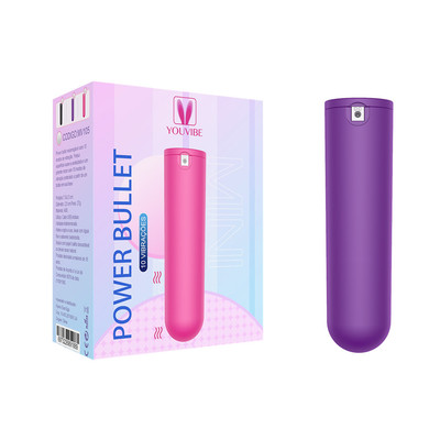 Bullet Recarregável em ABS com 10 Modos de Vibrações - You Vibe Power Bullet | Disponível em 3 Cores