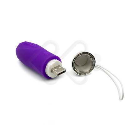 Foto 3 do produto Bullet Recarregável em Silicone com 12 Modos de Vibrações e Controle Remoto sem Fio com Orelhinha - Remote Control Vibrating Egg | Disponível em 2 Cores