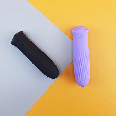 Foto 5 do produto Bullet Recarregável em Silicone Aveludado com 7 Modos de Vibrações - Sense | 9 x 2 cm | Disponível em 3 Cores