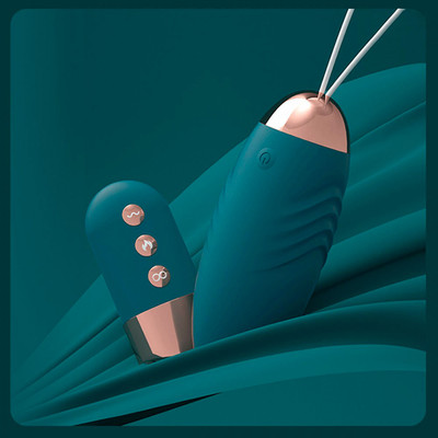 Foto 9 do produto Bullet Recarregável em Silicone com Função Aquecimento, 10 Modos de Vibrações e Controle Remoto Sem Fio - Lilo We Love | Disponível em 3 Cores