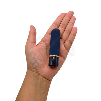 Bullet em Silicone com 10 Vibrações Potentes, Resistente à Água e Carregamento Via USB - Topo Toys Bullet Luxe I | 7 x 2,1 cm