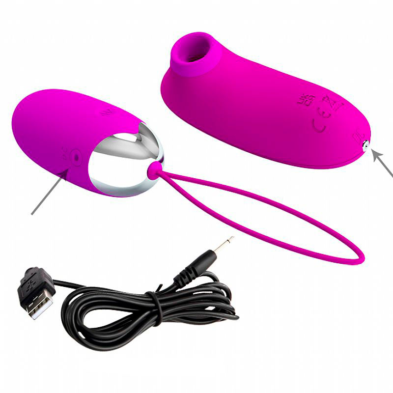 Bullet em Silicone com 12 Modos de Vibração e Controle Remoto sem Fio com 4 Níveis de Pulsação - Pretty Love Orthus | Disponível em 2 Cores - 4