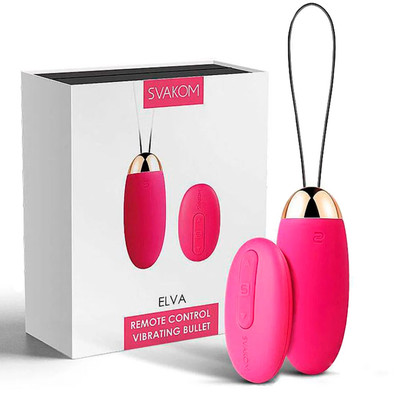 Foto 6 do produto Bullet em Silicone com 5 Modos de Vibração e Controle Remoto sem Fio - Svakom Elva | 7,9 x 3,1 cm | Disponível em 2 Cores