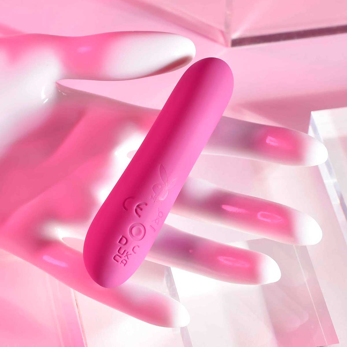 Bullet em Silicone com 7 Vibrações Poderosas, Carregamento Via USB e Resistente à Água - Evolved Playboy Pleasure | 9 x 2 cm - 2