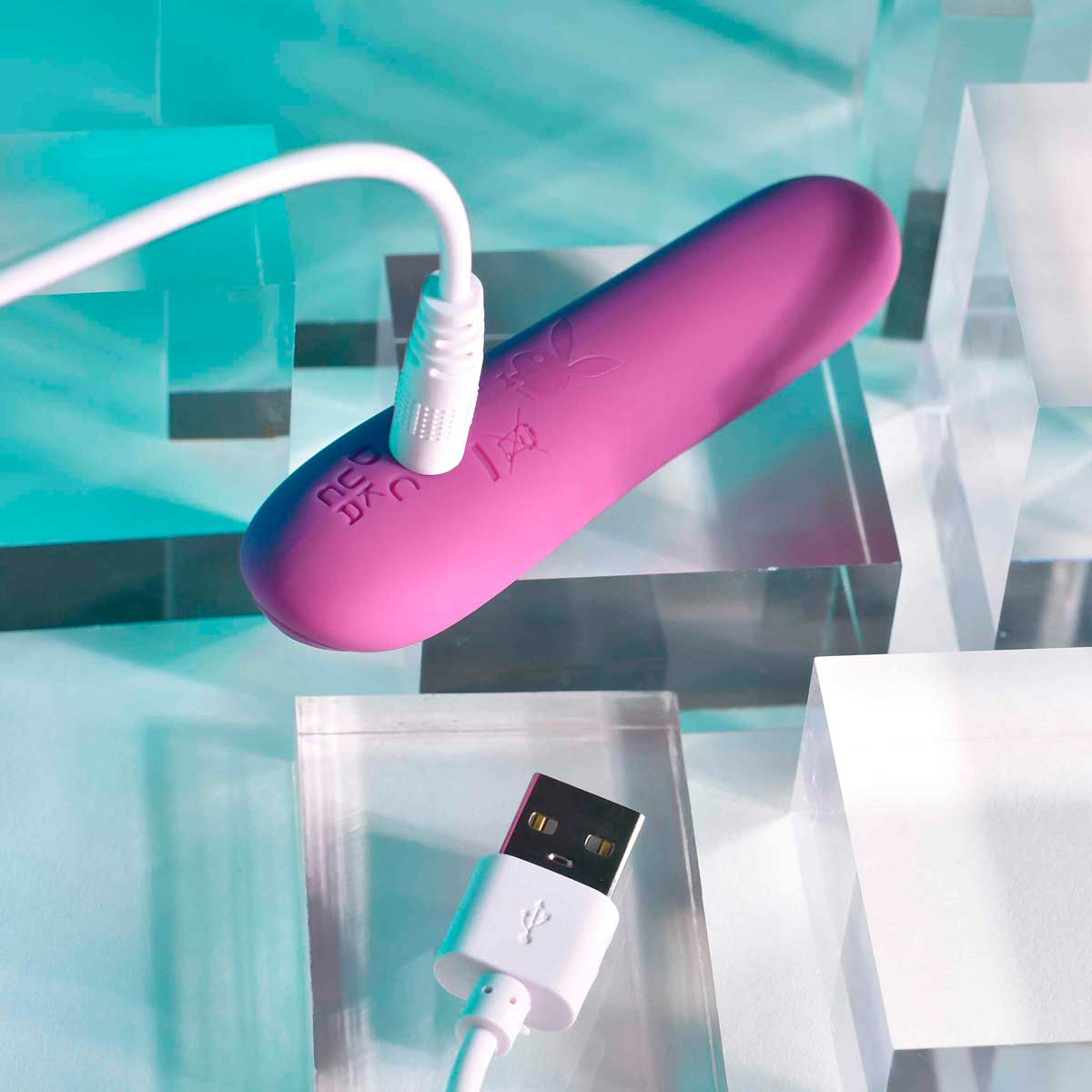 Bullet em Silicone com 7 Vibrações Poderosas, Carregamento Via USB e Resistente à Água - Evolved Playboy Pleasure | 9 x 2 cm - 4