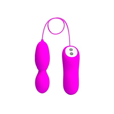 Bullet em Silicone com Controle Remoto, 12 Modos de Rotação e Vibração - Pretty Love Vega | 10 x 2,8 cm
