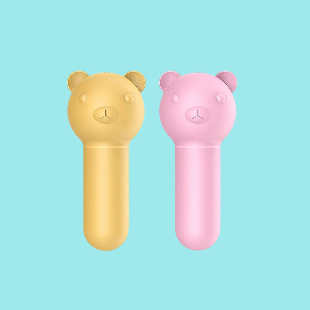 Bullet em Silicone no Formato de Urso com 10 Modos de Vibração e Recarregável via USB - SI | 8,3 x 2,1 cm | Disponível em 2 Cores - 1