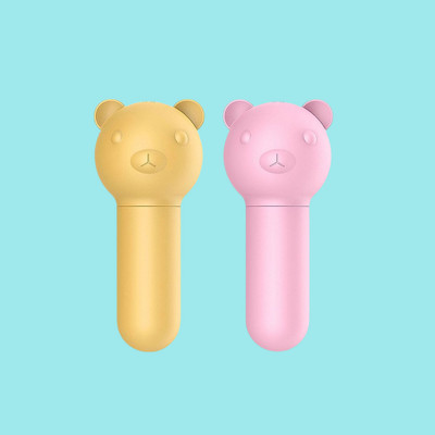 Bullet em Silicone no Formato de Urso com 10 Modos de Vibração e Recarregável via USB - SI | 8,3 x 2,1 cm | Disponível em 2 Cores