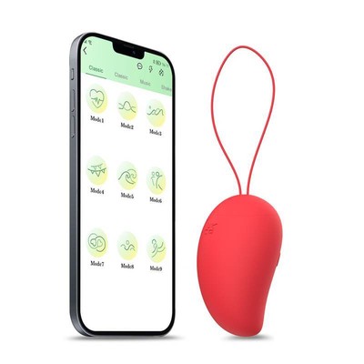 Foto 2 do produto Bullet em Silicone Soft Touch, Recarregável, 7 Modos de Vibração e App Control - Pleasure Dreams | 5,8 x 3,3 cm