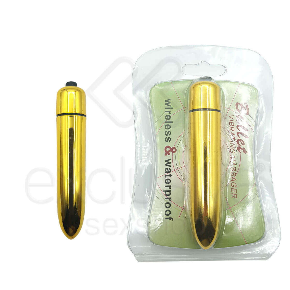 Cápsula Vibratória com Vibração Única - Bullet Vibrating Massager | 8 x 1,5 cm | Disponível em 3 Cores - 2