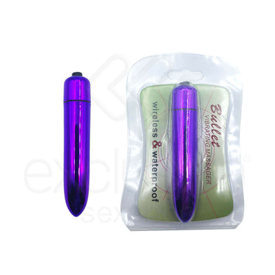 Foto 8 do produto Cápsula Vibratória com Vibração Única - Bullet Vibrating Massager | 8 x 1,5 cm | Disponível em 3 Cores