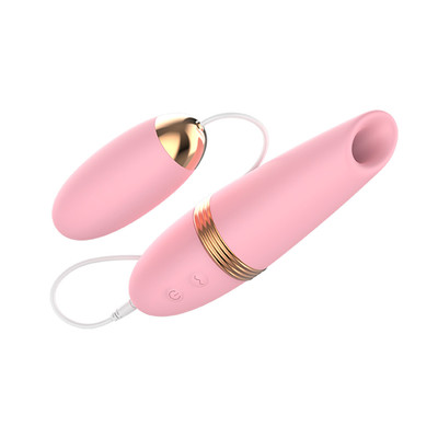 Foto 2 do produto Bullet em Silicone com 10 Modos de Vibração e Estimulador de Clitóris com 6 Tipos de Pulsação - Lilo Honey Mouth