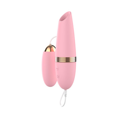 Foto 6 do produto Bullet em Silicone com 10 Modos de Vibração e Estimulador de Clitóris com 6 Tipos de Pulsação - Lilo Honey Mouth