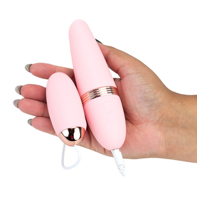 Bullet em Silicone com 10 Modos de Vibração e Estimulador de Clitóris com 6 Tipos de Pulsação - Lilo Honey Mouth