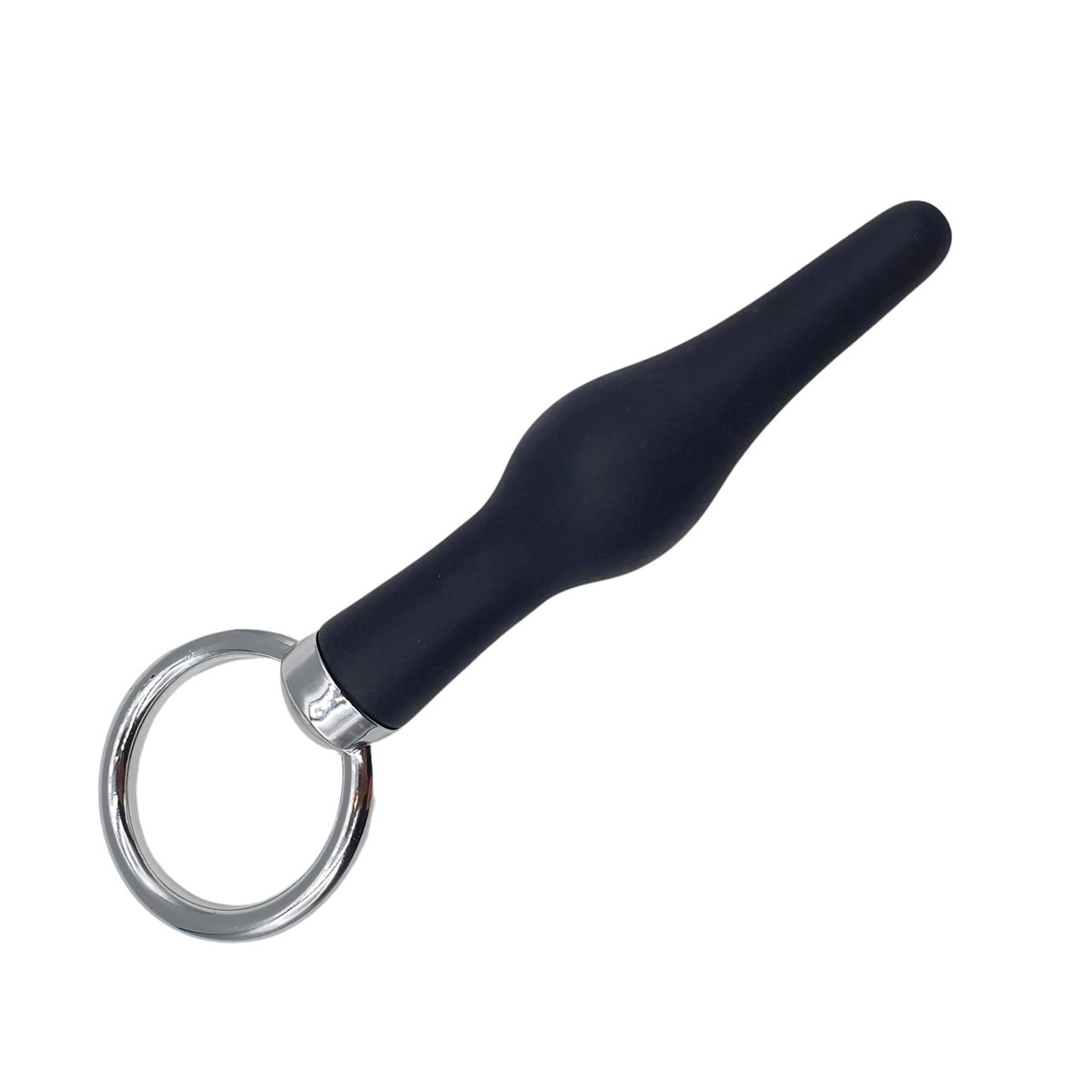 Plug Anal em Silicone com Alça de Segurança - Butt O | 9,3 x 2,3 cm - 3