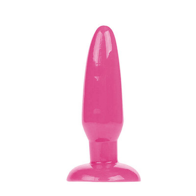 Foto 4 do produto Butt Plug Anal Toys - Plug Anal em Formato Cônico com Ventosa - 10,5 x 3,3 cm | Cor: Rosa